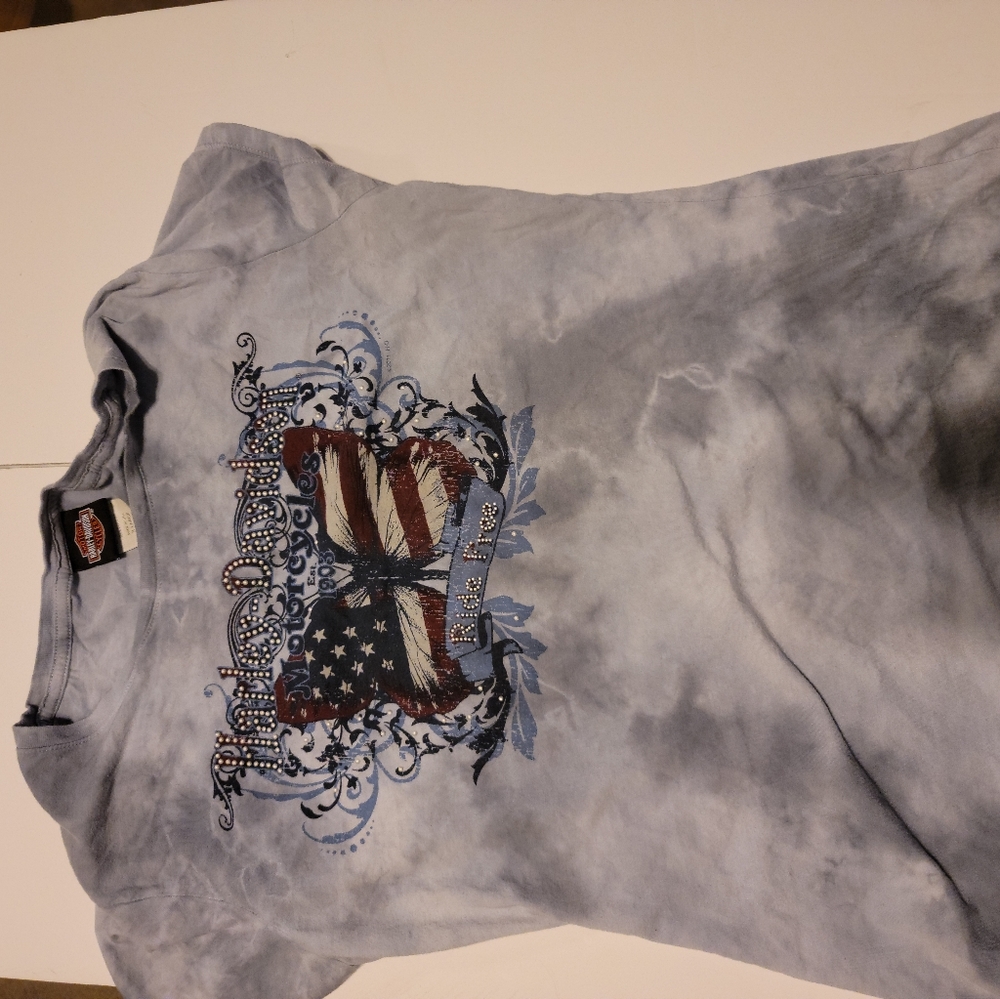 Womens Harley Davidson Short Sleeve Tee Shirt